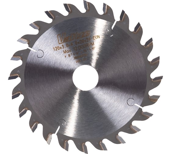 Изображение товара Диск пильный подрезной конический VL237 (120х20 мм; 24Z) Valtze 12020-2414