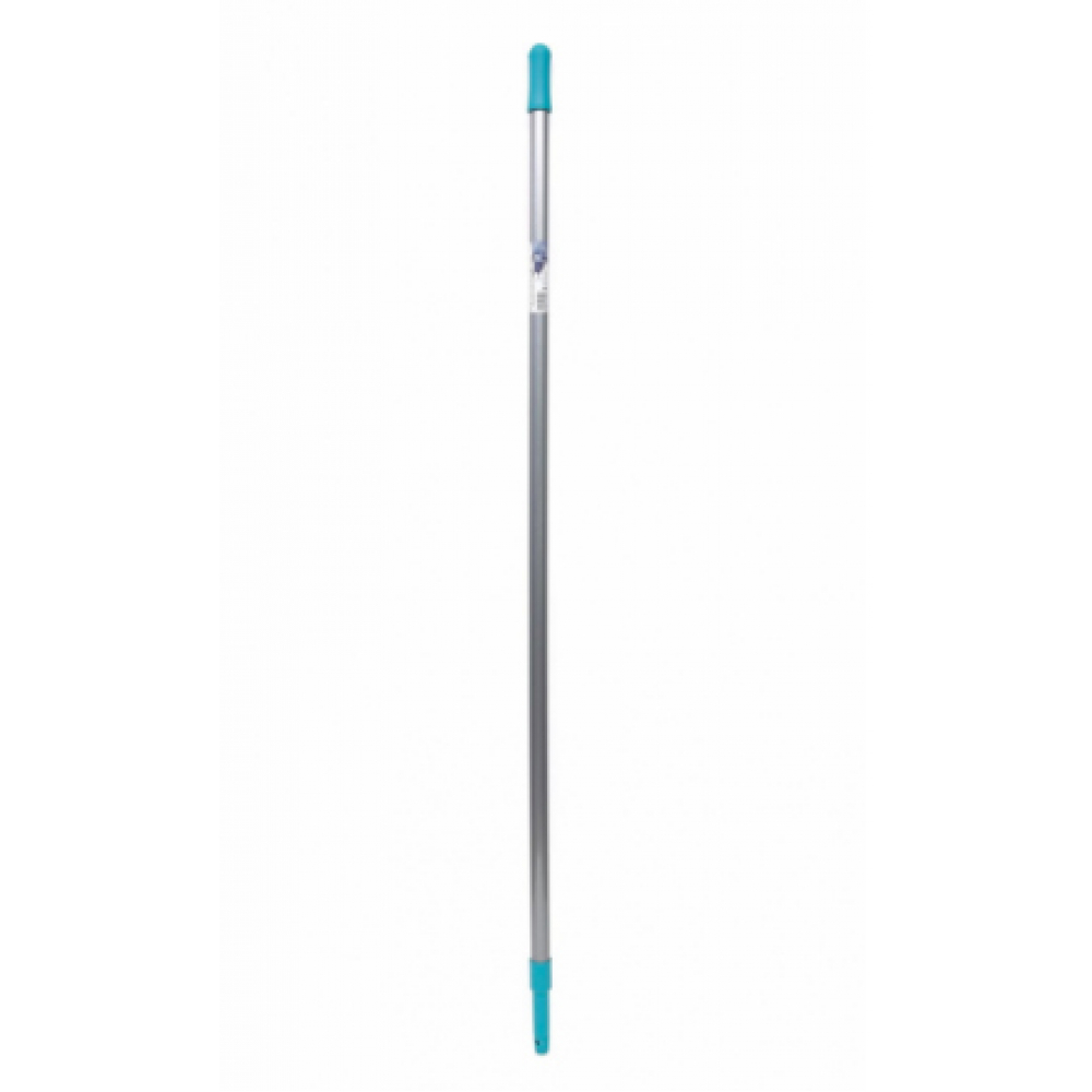 фото Ручка для швабры cisne стеклопластик с резьбой, серый 140см 530500