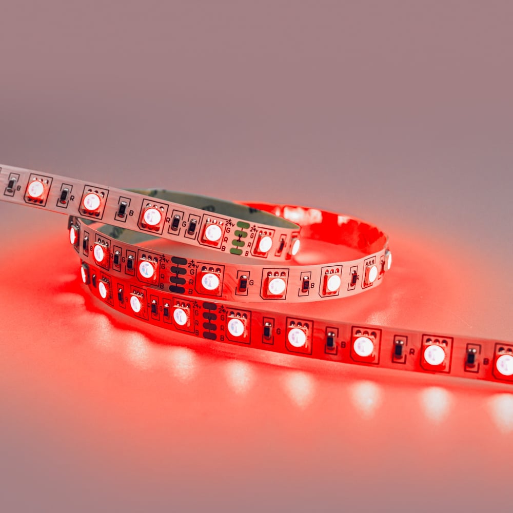 Изображение товара Светодиодная лента RGB 5050 5 м 12V IP20 Eleganz LUX