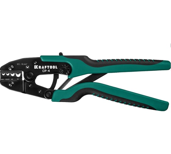 Изображение товара Пресс-клещи KRAFTOOL CP-4 для медных наконечников и гильз, 0.5 - 10 мм2 45461-4