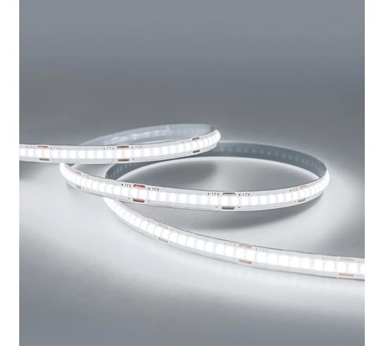 Изображение товара Светодиодная лента Eleganz Standard COB 10Вт, 12В, 252 диода, 100Лм/Вт, Холодная 6000К ширина 8мм 990093