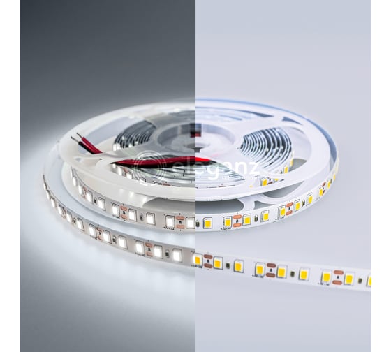 Изображение товара Светодиодная лента Eleganz Standard 2835 120 LED 9.6W/M 12V холодная 6000К EL-SS-96W
