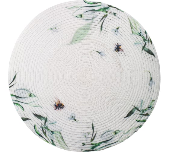 Изображение товара Набор сервировочных салфеток DOMENIK JARDIN белый 38 см, 2 шт DMP22