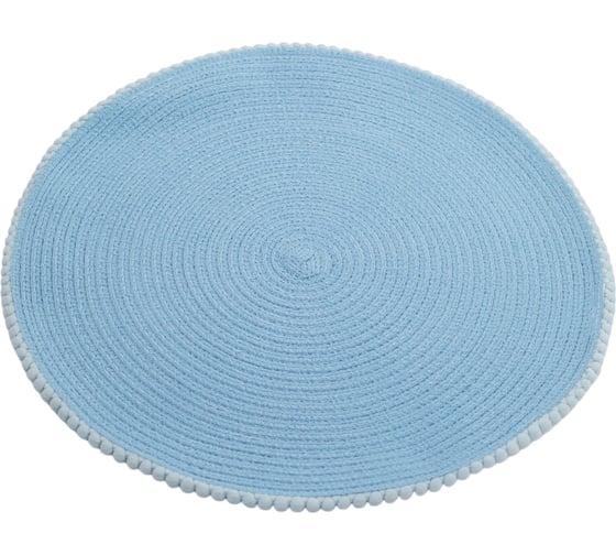 Изображение товара Сервировочная салфетка DOMENIK SKYBEAD с бусинами, голубая DMP05