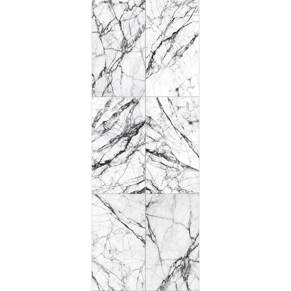 Изображение товара Панель ПВХ Крона Пласт Unique Марвин Белый Соло 4 шт