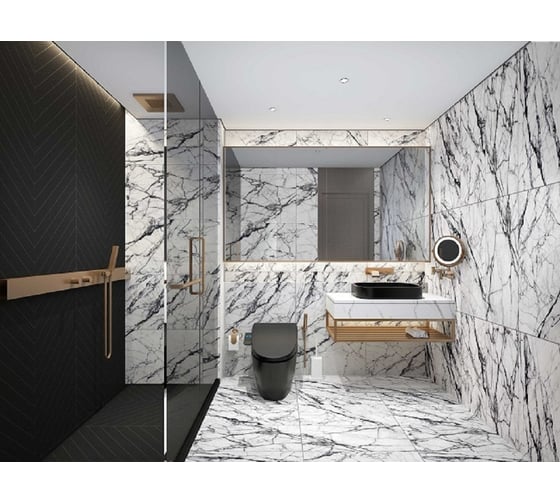 Изображение товара Панель ПВХ КронаПласт Unique Марвин Белый Соло 4 шт УТ-00102576