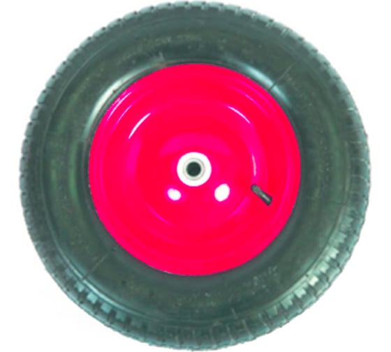 Изображение товара Колесо тачки строительной 4.00x8, втулка 12 мм, пневмо FORZA WB6404HR