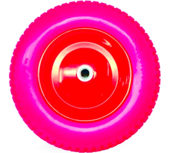 Изображение товара Колесо тачки строительной 3.25x8, втулка 20мм, пенополиуретановое FORZA FZ08.02.325.800