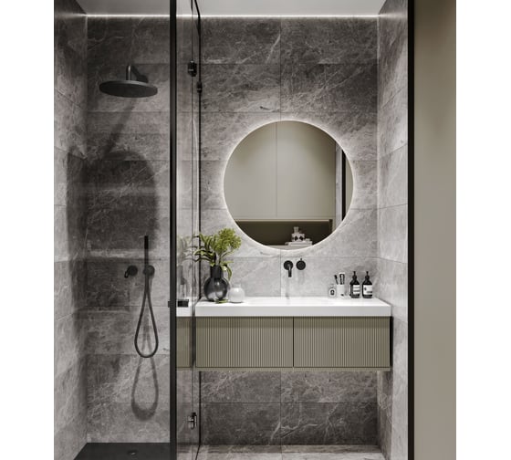 Изображение товара Керамогранит CULTO MAKALU 30x60 матовый лапатированный темно-серый, упаковка 1,44 м2 УТ-99903454