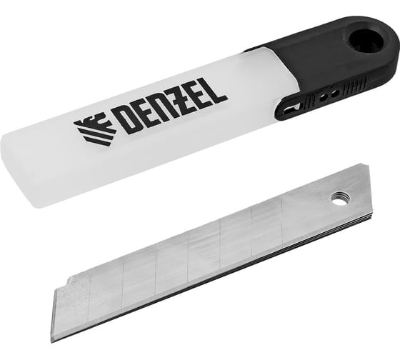 Изображение товара Лезвия 18 мм, нерж. сталь 440, 0.5 мм, 5 шт Denzel 79307