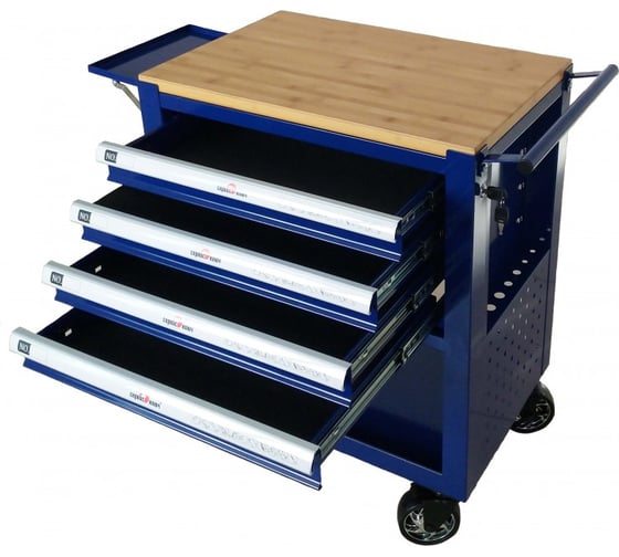 Изображение товара Сервисная инструментальная тележка СЕРВИС КЛЮЧ 4 секции 11104