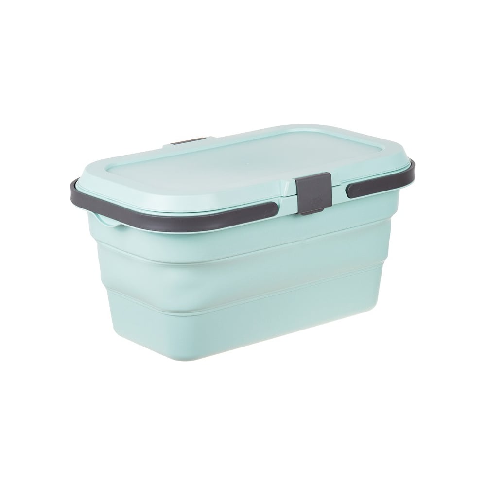 Изображение товара Корзина для пикника IDEA ФЛЕКС 16 л, складная, морская волна М 1239 Морская волна