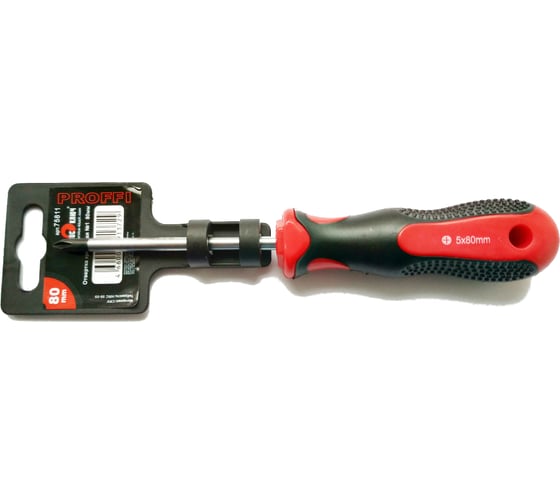 Изображение товара Отвертка СЕРВИС КЛЮЧ крестовая №1 длина стержня 80мм 75811