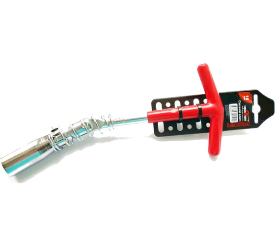 Изображение товара Свечной ключ СЕРВИС КЛЮЧ с карданом 16мм на холдере 250мм 77790