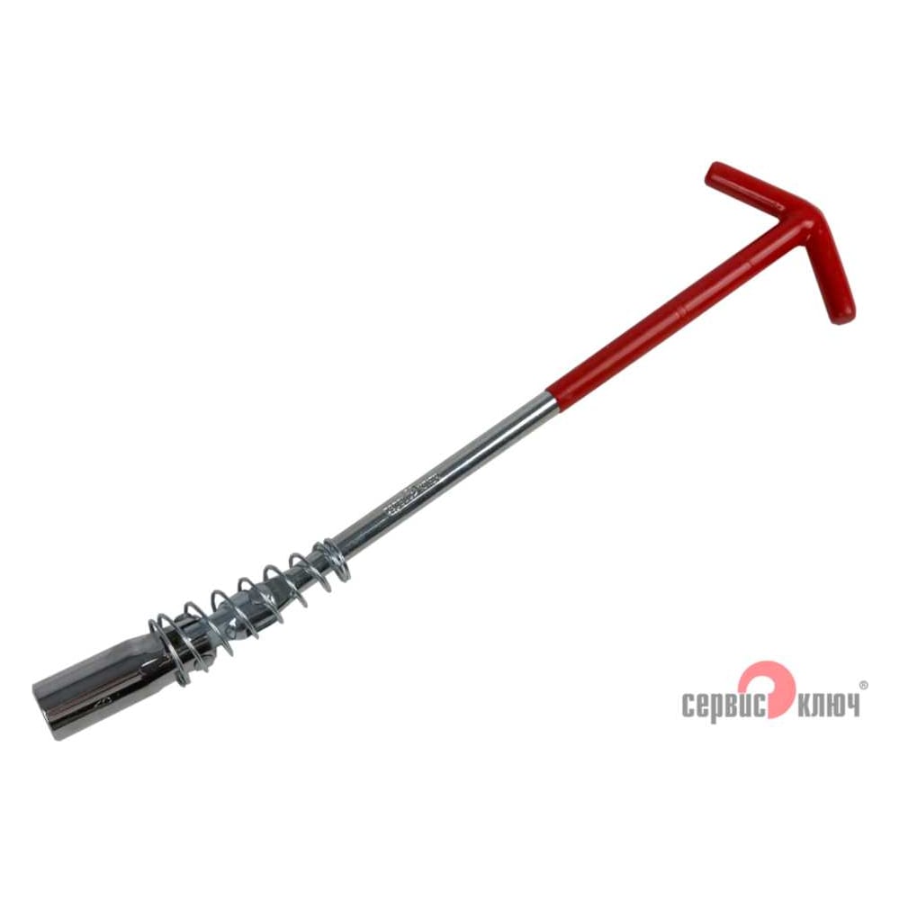 Изображение товара Свечной ключ СЕРВИС КЛЮЧ с карданом 16мм на холдере удлиненный 77791