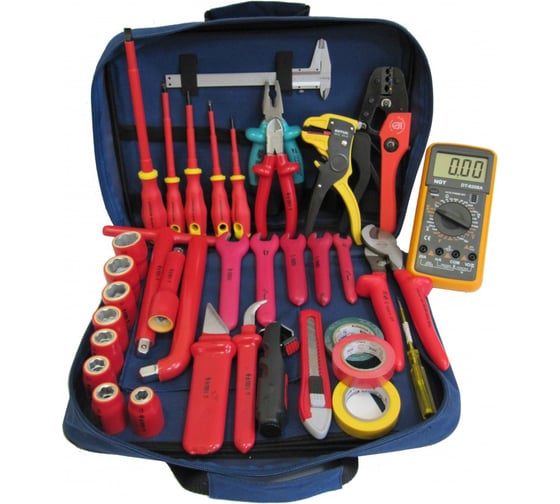 Изображение товара Набор изолированного инструмента электрика-релейщика Юртэкс НИР-СЦБ