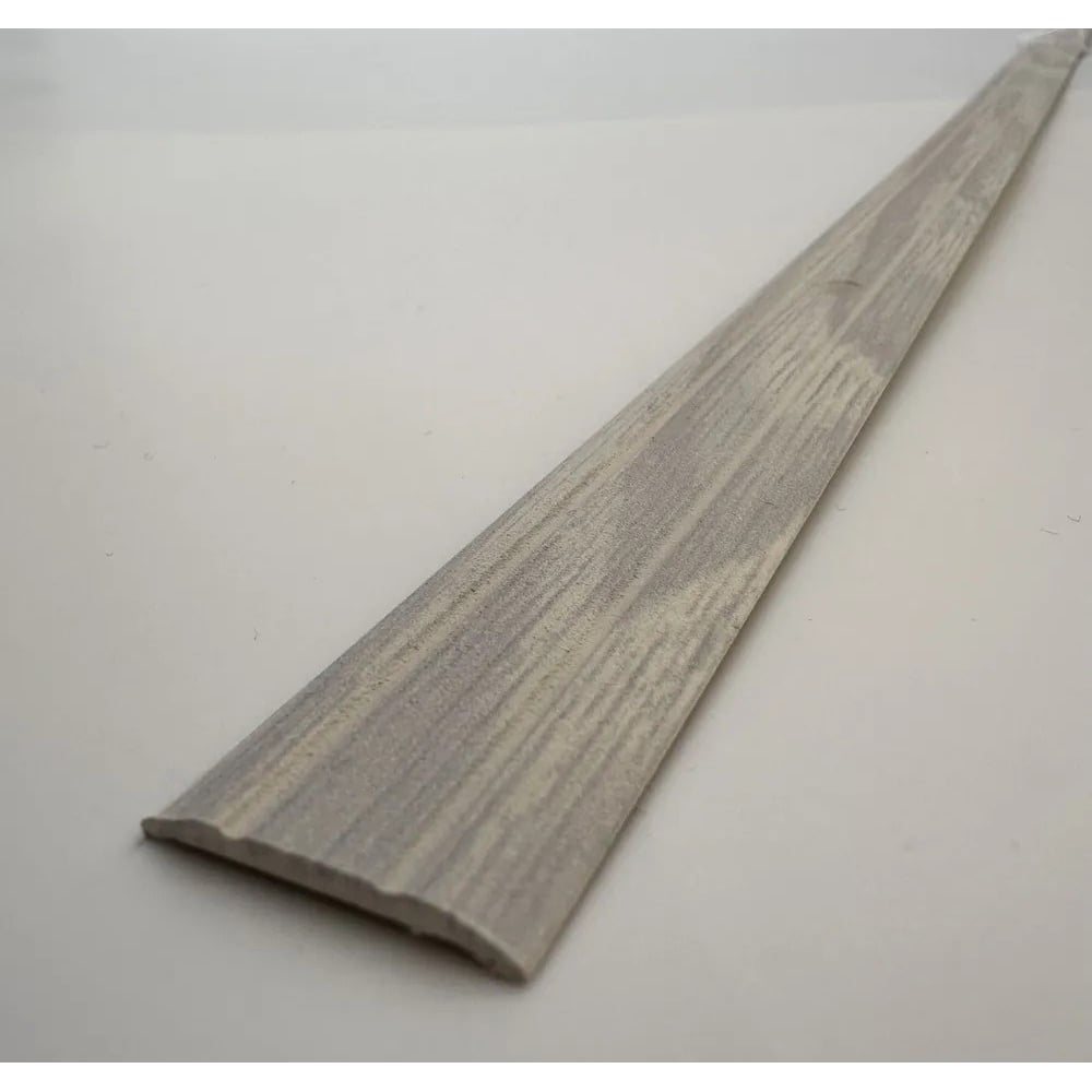 Изображение товара Алюминиевый порог Алком-М ПД 01 25x3 мм 1800 мм дуб шато односторонний