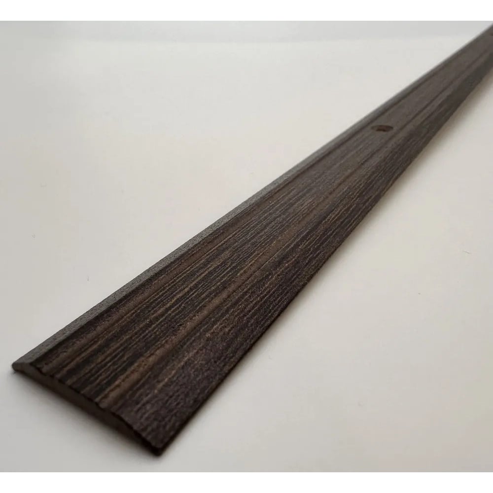 Стыкоперекрывающий алюминиевый порог Алком-М ПД 01 одноуровневый стык, 25x3 мм, 2700 мм, мербау ПД01-0036
