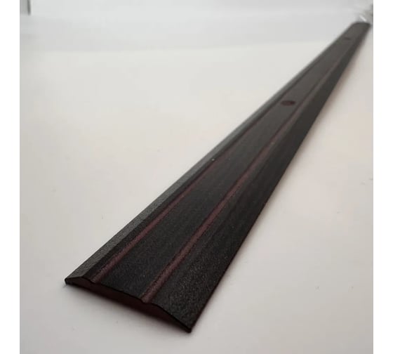 Изображение товара Стыкоперекрывающий алюминиевый порог Алком-М ПД 01 одноуровневый стык, 25x3 мм, 2700 мм, венге ПД01-0044