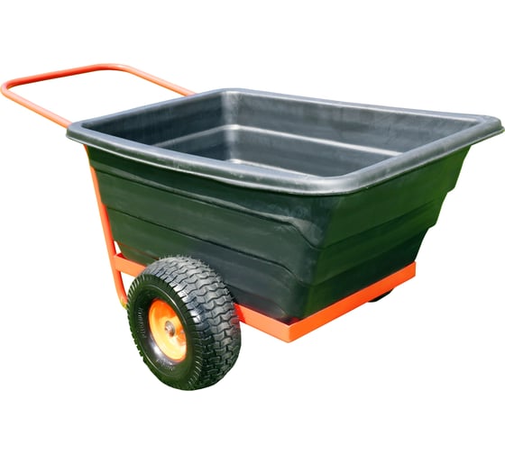 Изображение товара Тачка 2-х колесная Промышленник 300л. антиударная, колесо 6,0х60 д50/20мм с подшип. ПРОМ-300А2КП