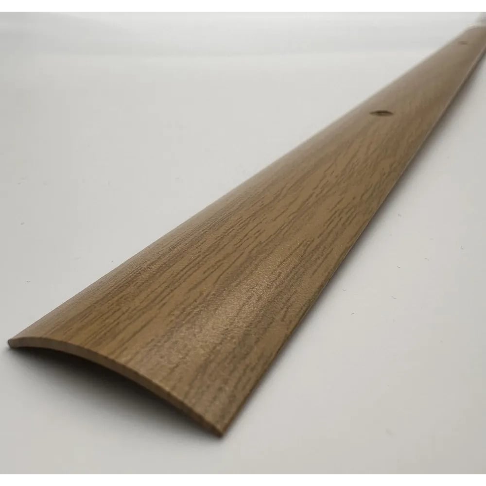 Изображение товара Стыкоперекрывающий алюминиевый порог Алком-М ПД 02, 30x4.4 мм, дуб светлый