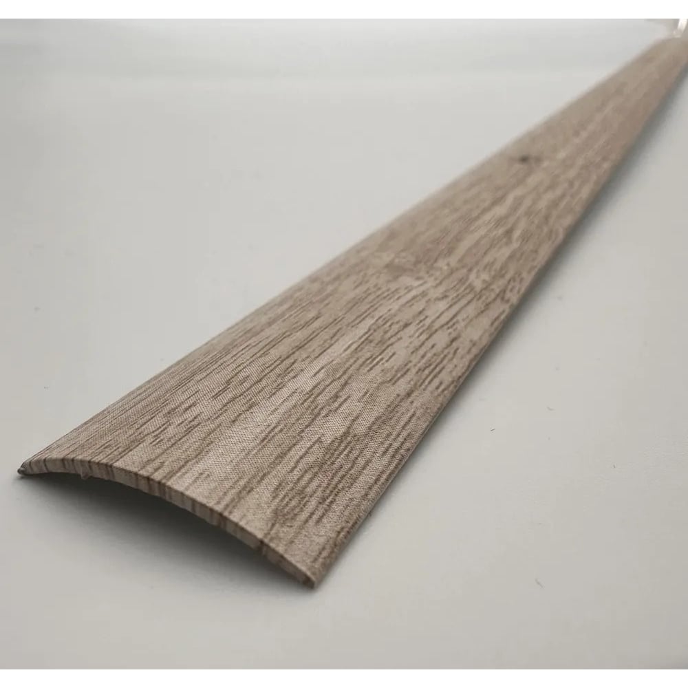 Изображение товара Алюминиевый порог Алком-М ПД 02 1800 мм дуб беленый одноуровневый