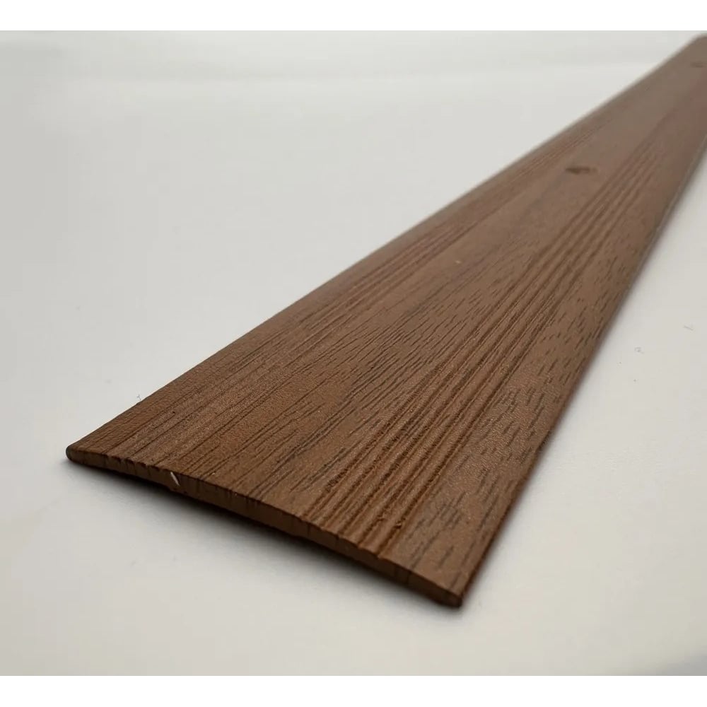 Изображение товара Стыкоперекрывающий алюминиевый порог Алком-М ПД 03 1350 мм орех грецкий