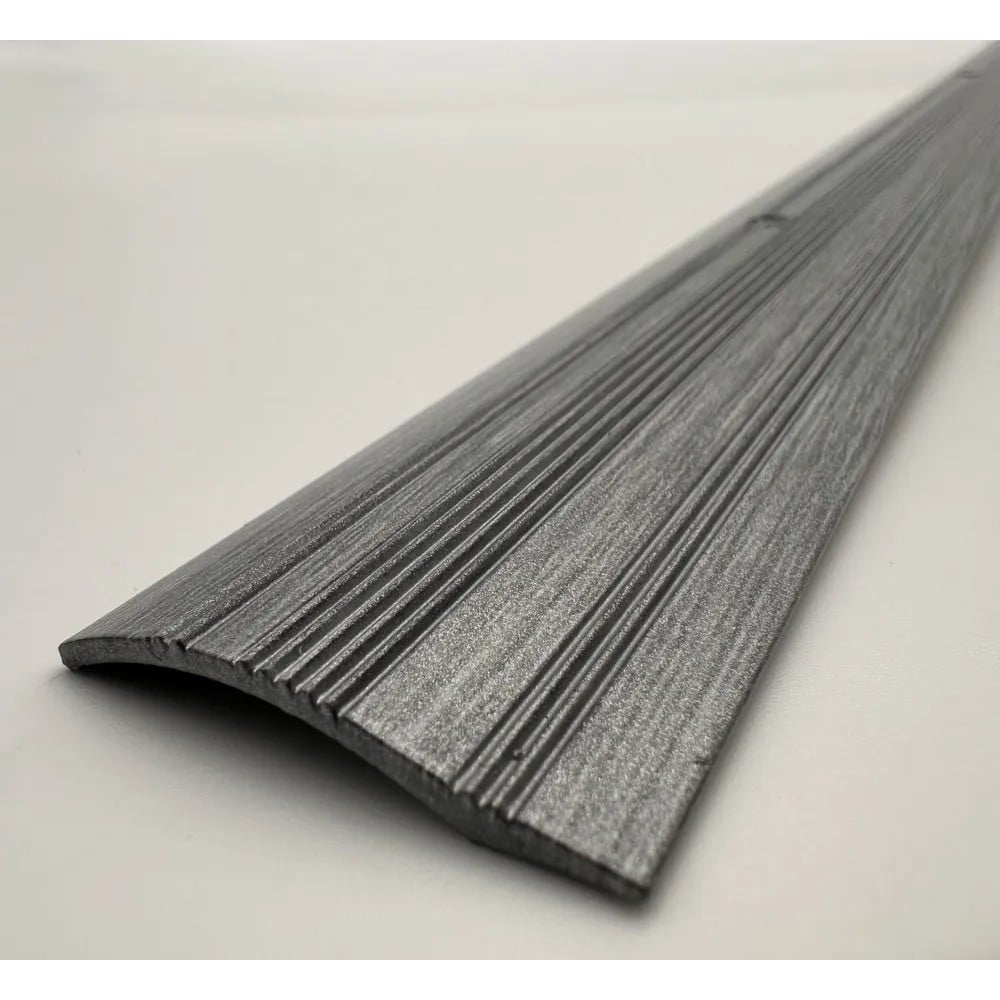 Изображение товара Алюминиевый порог Алком-М ПД 04 разноуровневый 900 мм тиковое дерево