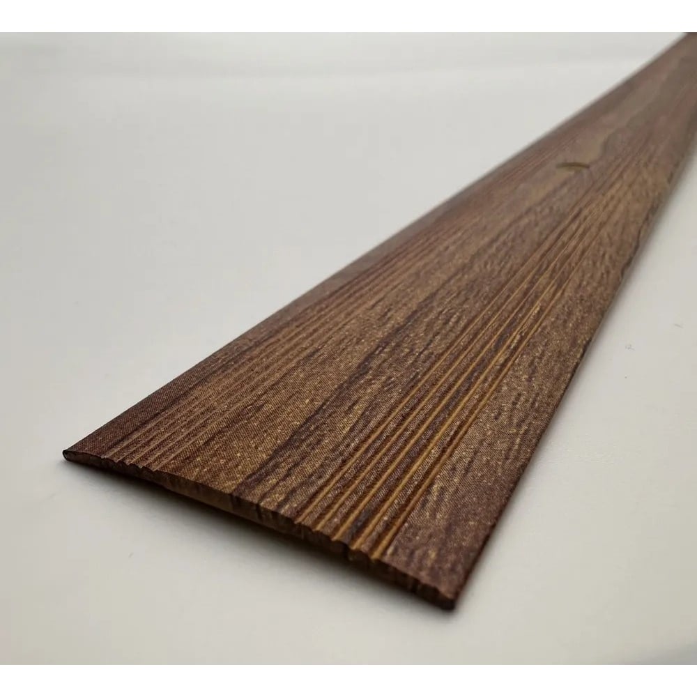 Изображение товара Стыкоперекрывающий алюминиевый порог Алком-М ПД 03, 2700 мм, орех