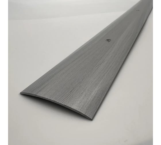 Изображение товара Стыкоперекрывающий алюминиевый порог Алком-М ПД 05 одноуровневый стык, 60x5.8 мм, 1350 мм, дуб серый ПД05-0026