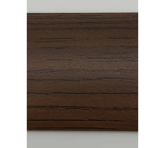 Изображение товара Стыкоперекрывающий алюминиевый порог Алком-М ПД 04 разноуровневый стык, 39.4x7.1 мм, 1350 мм, дуб темный ПД04-0050