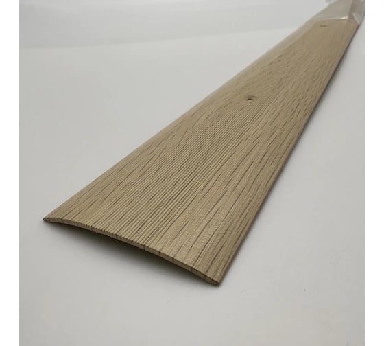 Изображение товара Стыкоперекрывающий алюминиевый порог Алком-М ПД 05 одноуровневый стык, 60x5.8 мм, 1800 мм, груша ПД05-0071