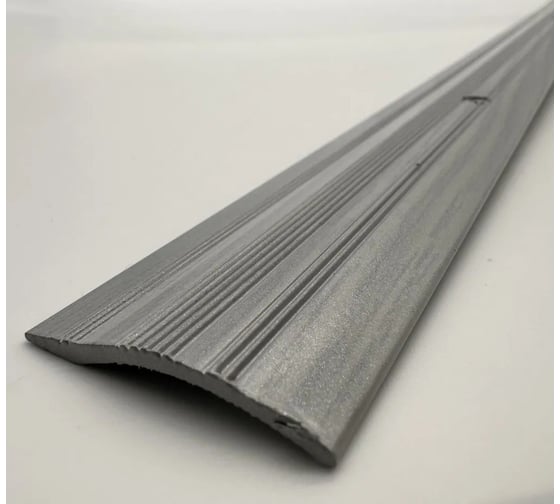 Изображение товара Стыкоперекрывающий алюминиевый порог Алком-М ПД 04 разноуровневый стык, 39.4x7.1 мм, 2700 мм, дуб серый ПД04-0028