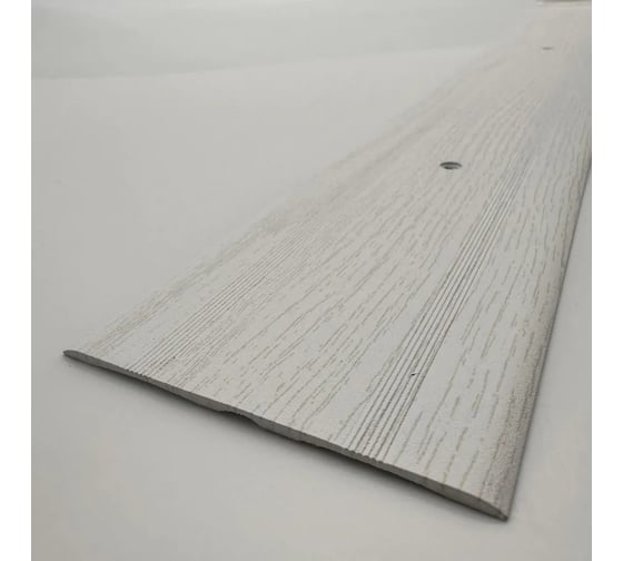 Изображение товара Стыкоперекрывающий алюминиевый порог Алком-М ПД 06 одноуровневый стык, 80x3 мм, 900 мм, дуб санта ПД06-0009