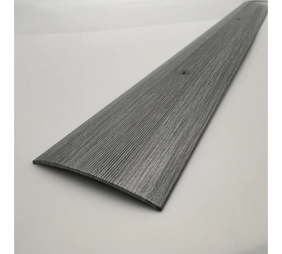 Изображение товара Стыкоперекрывающий алюминиевый порог Алком-М ПД 05 одноуровневый стык, 60x5.8 мм, 1800 мм, дерево тиковое ПД05-0019