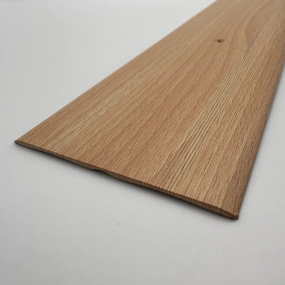 Изображение товара Стыкоперекрывающий алюминиевый порог Алком-М ПД 06 900 мм цвет Бук