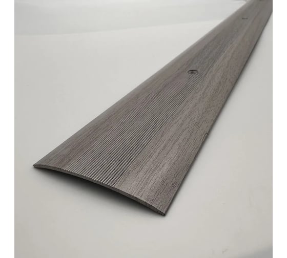 Изображение товара Стыкоперекрывающий алюминиевый порог Алком-М ПД 05 одноуровневый стык, 60x5.8 мм, 2700 мм, дуб пепельный ПД05-0008