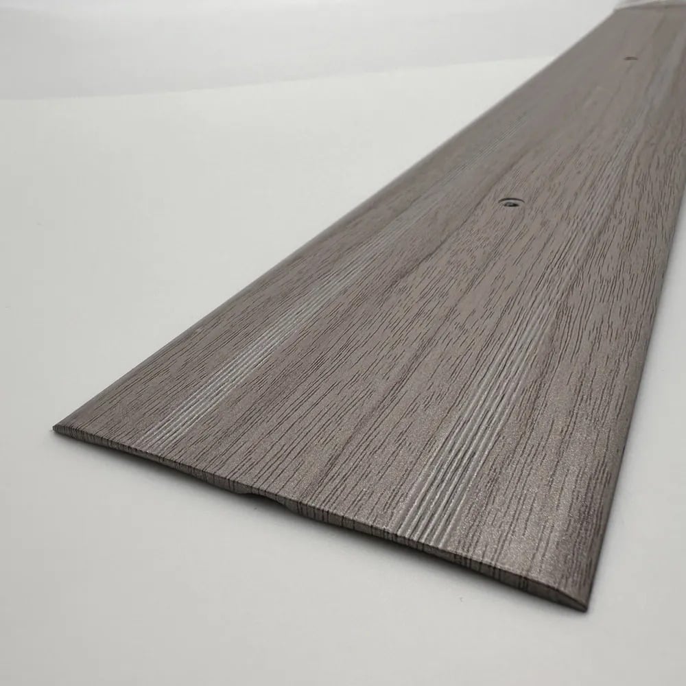 Изображение товара Стыкоперекрывающий алюминиевый порог Алком-М ПД 06 80x3 мм, дуб пепельный