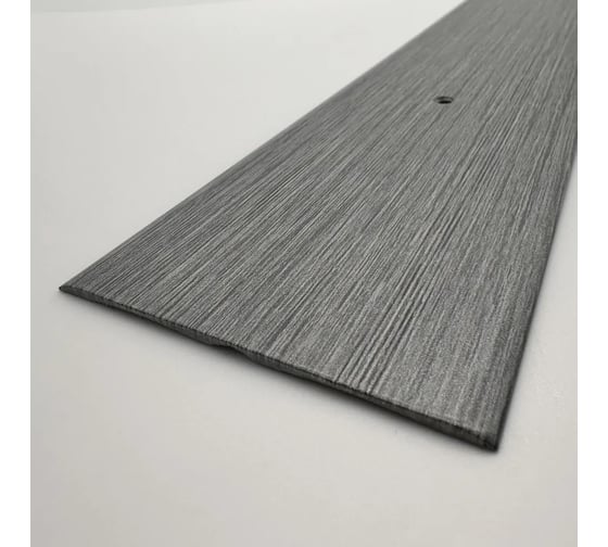 Изображение товара Стыкоперекрывающий алюминиевый порог Алком-М ПД 06 одноуровневый стык, 80x3 мм, 900 мм, дерево тиковое ПД06-0017