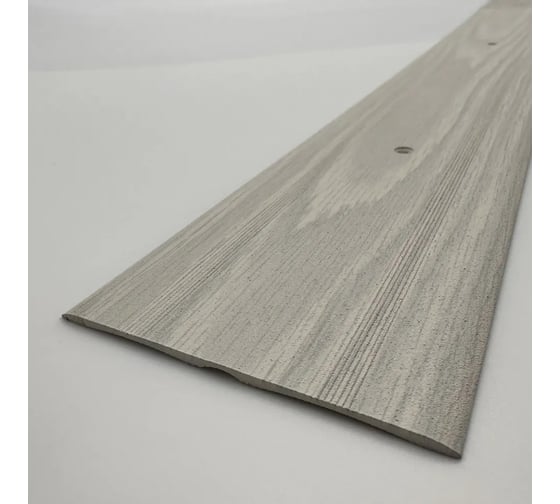 Изображение товара Стыкоперекрывающий алюминиевый порог Алком-М ПД 06 одноуровневый стык, 80x3 мм, 900 мм, дуб шато ПД06-0033