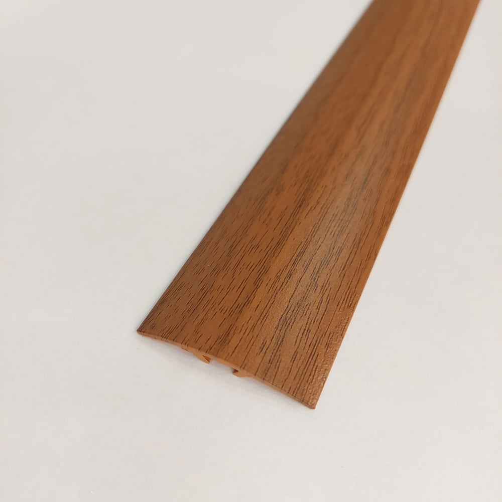 Изображение товара Стыкоперекрывающий алюминиевый порог Алком-М ПД 07.1 1800 мм Орех грецкий