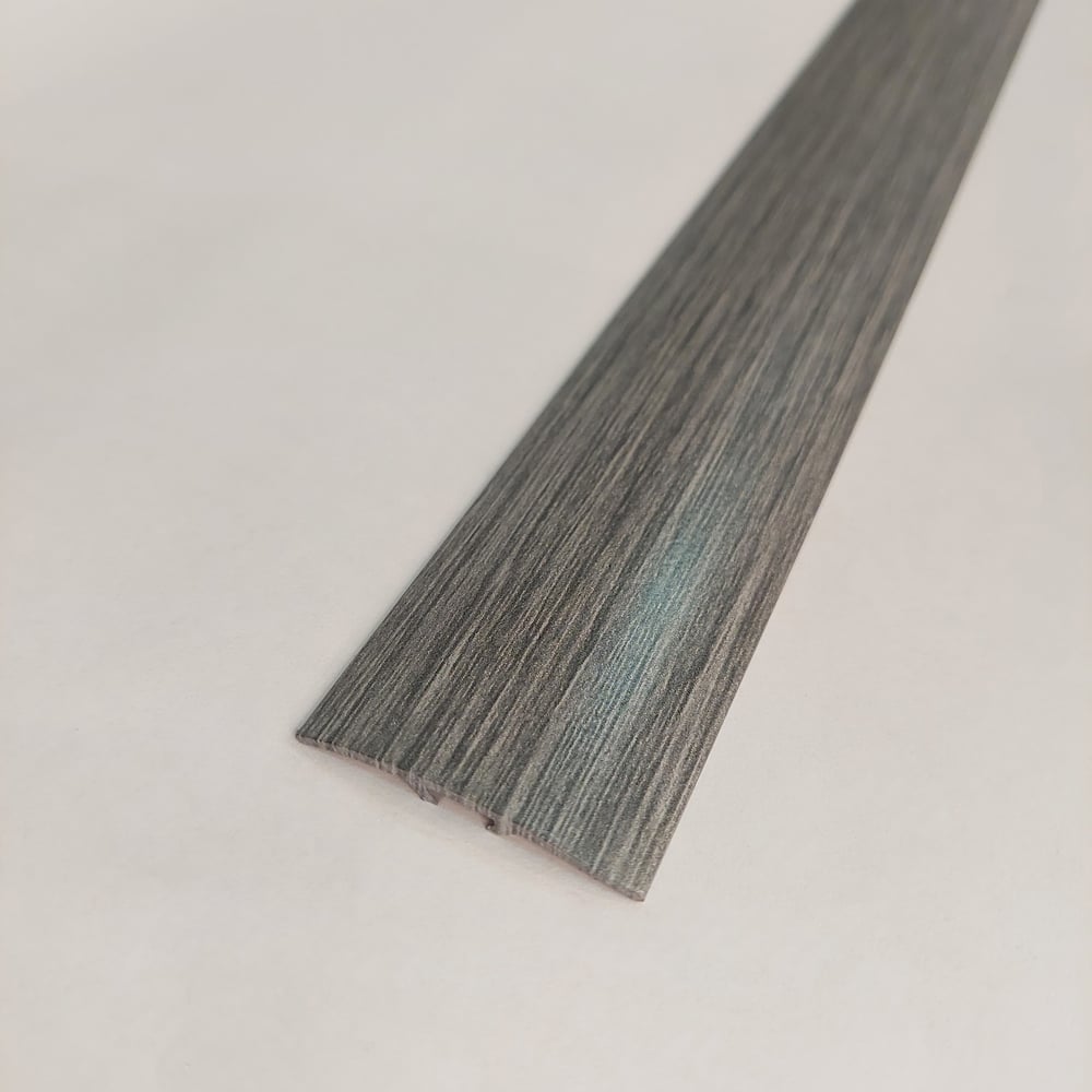 Изображение товара Алюминиевый порог Алком-М ПД 07.1 тиковое дерево 900 мм для пола