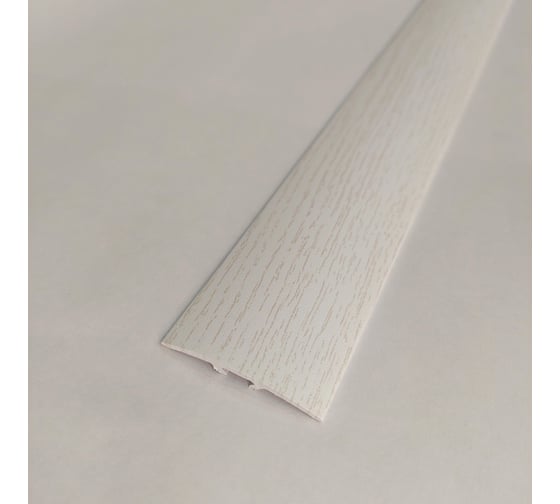 Изображение товара Стыкоперекрывающий алюминиевый порог Алком-М ПД 07.1 одноуровневый стык, 38x4.4 мм, 2700 мм, дуб санта ПД07.1-0012