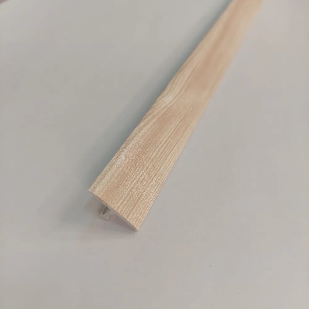 Изображение товара Алюминиевый Порог Т образный Алком-М ПД 09 900 мм ива светлая