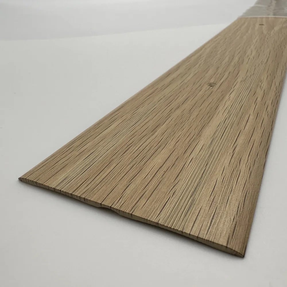 Изображение товара Стыкоперекрывающий алюминиевый порог Алком-М ПД06-0071 80x3 мм 1800 мм груша