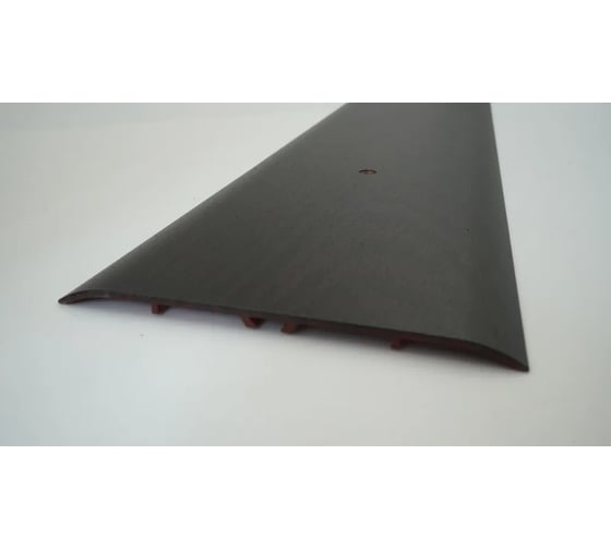 Изображение товара Стыкоперекрывающий алюминиевый порог Алком-М ПД 13 одноуровневый стык, 100x3 мм, 1350 мм, венге ПД13-0046