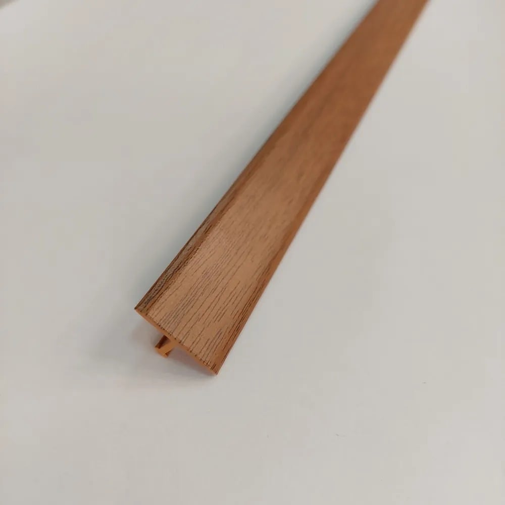 Изображение товара Алюминиевый порог Т образный Алком-М ПД 09 орех грецкий 900 мм