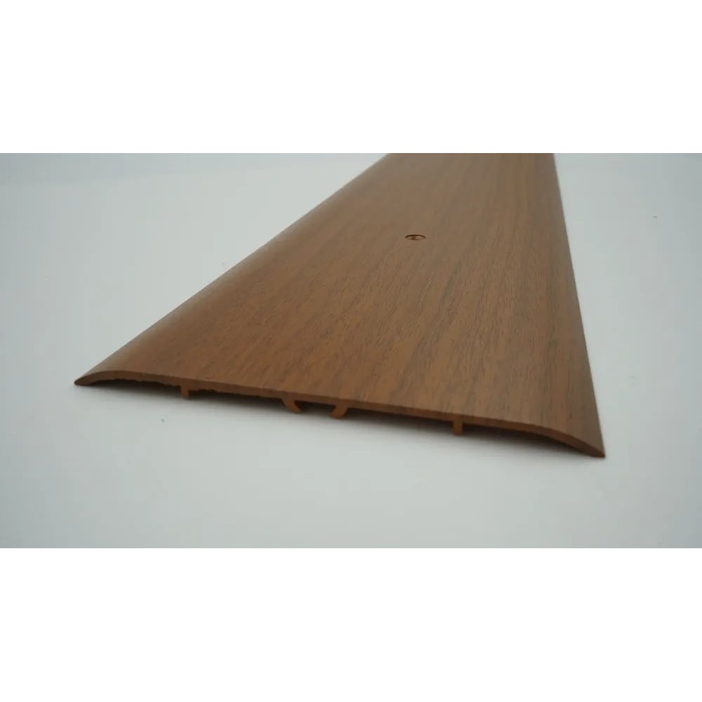 Изображение товара Алюминиевый порог Алком-М ПД 13 одноуровневый 2700 мм орех грецкий