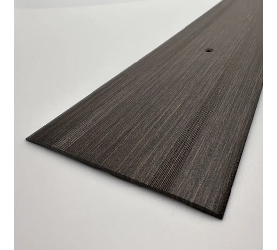 Изображение товара Стыкоперекрывающий алюминиевый порог Алком-М ПД 06 одноуровневый стык, 80x3 мм, 2700 мм, мербау ПД06-0040