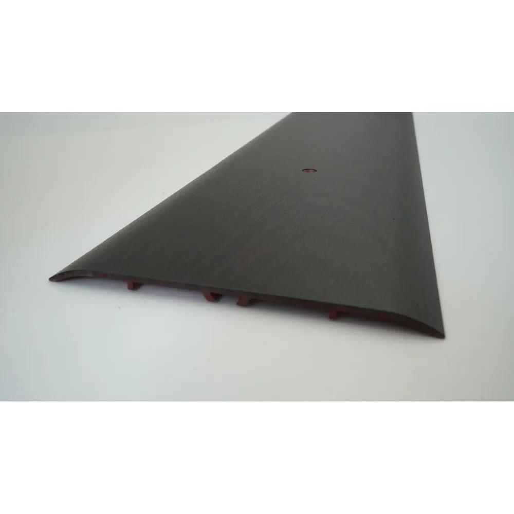 Изображение товара Алюминиевый порог Алком-М ПД 13 100x3 мм венге одноуровневый 2700 мм